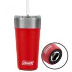 VASOS CERVECERO COLEMAN INOX 600ML ROJO